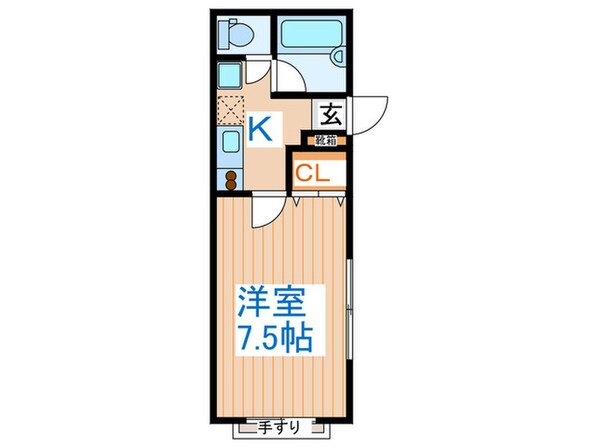 レジデンスサザワⅢの物件間取画像